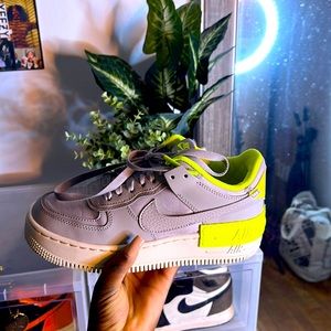 Nike shadow air force 1 | Woman’s size 6 | Atmosphere Grey | Worn once!